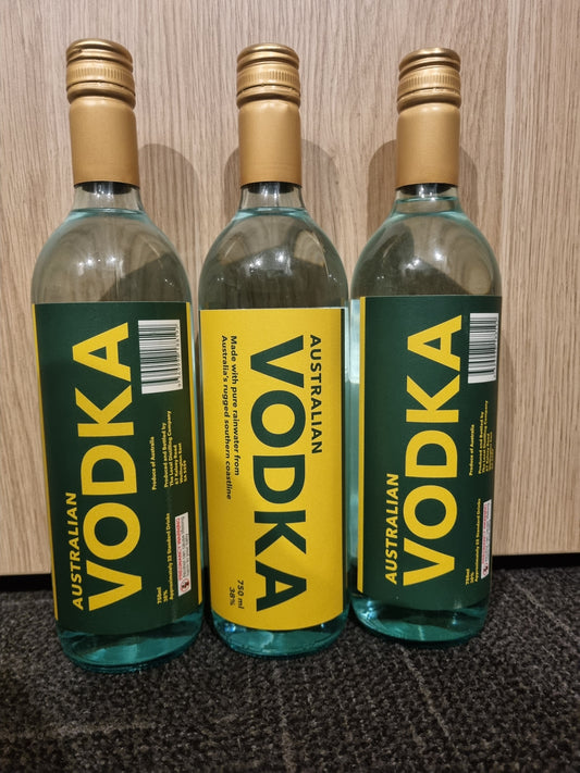 3 Bottles of Australian Vodka